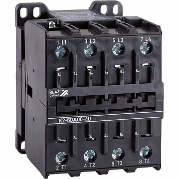 Контактор OptiStart K2 4P 60А 400/24В AC 30кВт 117024 КЭАЗ