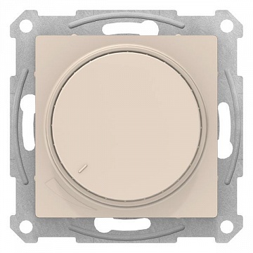 Светорегулятор поворотно-нажимной ATLASDESIGN, 630 Вт, бежевый ATN000236 Schneider Electric