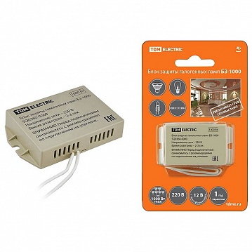 Блок защиты галогенных ламп 50-1000 Вт БЗ-1000 SQ0360-0009 TDM