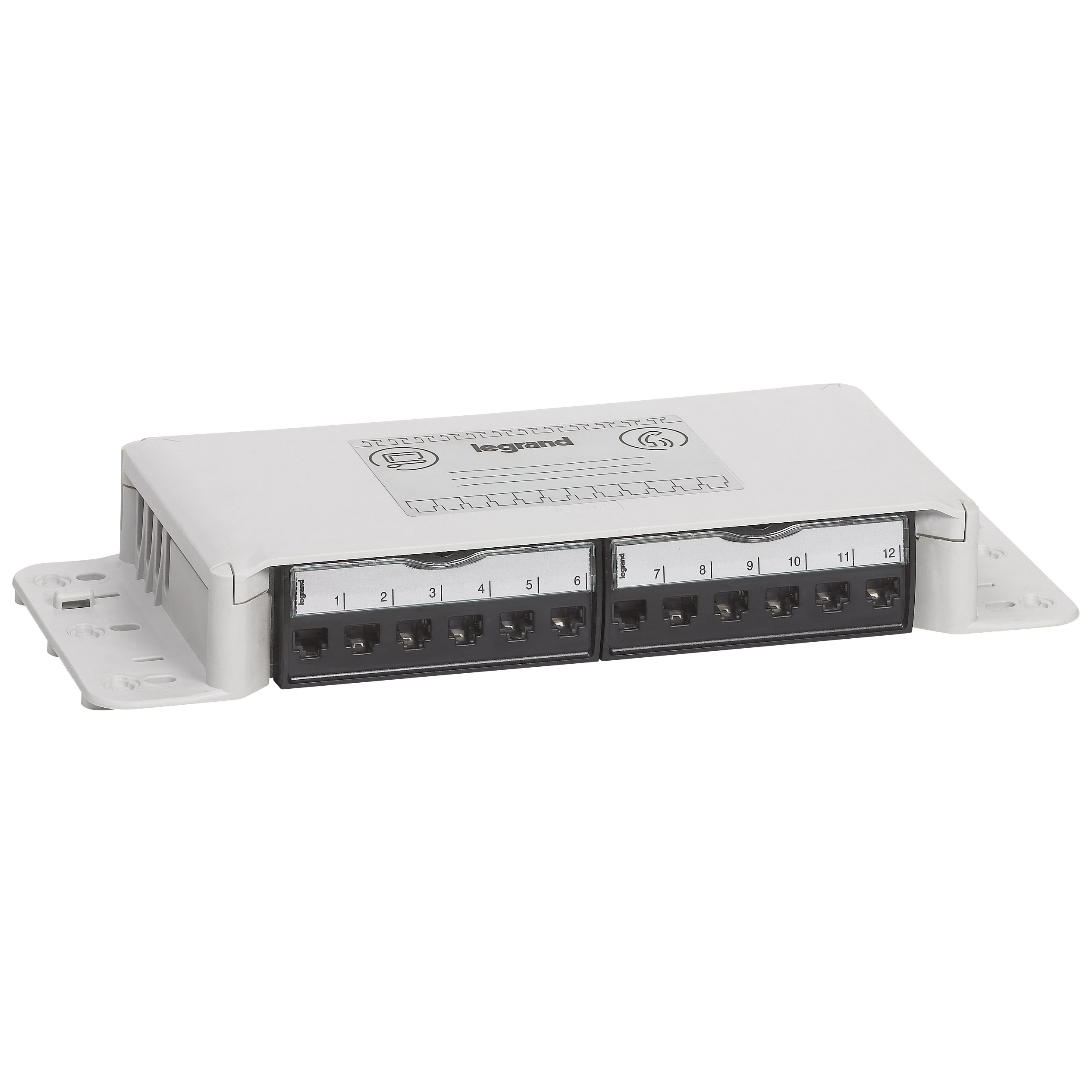 Коробка распр. 12 п. Cat. 5e UTP 033541 Legrand