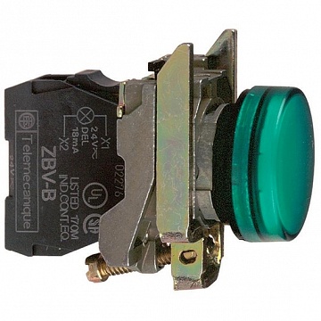Лампа сигнальная Harmony, 22мм² 24В, AC/DC XB4BVB3EX Schneider Electric