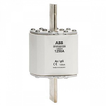 Предохранитель OFAF4AH500 500A тип gG размер4а, до 500В 1SCA022637R3980 ABB