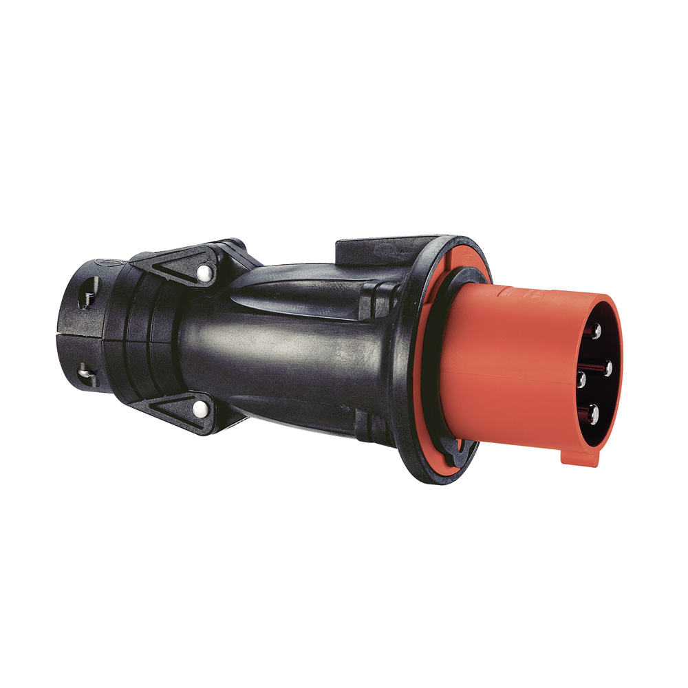Прямая вилка Hypra - IP 44 - 3К+З - 63 А - резина 053853 Legrand