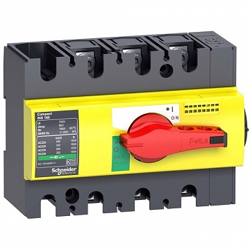 Рубильник Interpact INS 125А 3P, фронтальное исполнение 28926 Schneider Electric