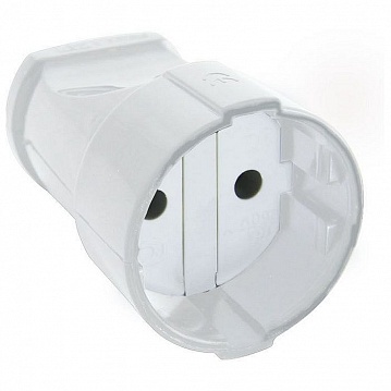 Кабельная розетка 2P 10А 250В, белый, SQ1806-0129 SQ1806-0129 TDM