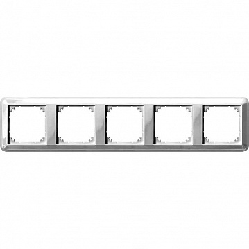 Рамка 5 постов MERTEN M-TREND, горизонтальная, белый MTN4050-1219 Schneider Electric