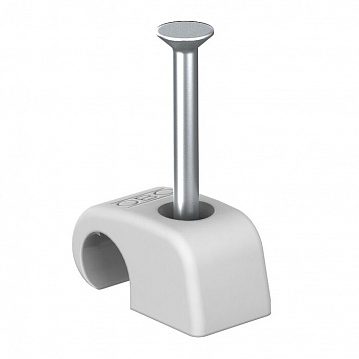 Крепежная скоба с гвоздем 7-12mm, L252026 25 LGR (упак. 100шт) 2228726 OBO Bettermann