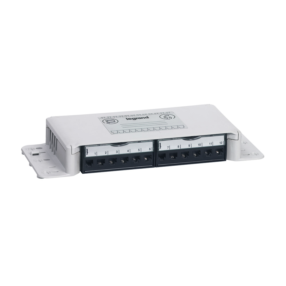 Распределительная коробка 12 портов RJ45, категория 6a STP 033549 Legrand