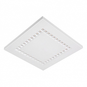 Светильник ДПО38-25-001 Quadro 840 IP40, 400х400х33, корпус из полим. мат. белый LED, 25 Вт, 2912 лм, 116 лм/Вт 1192425001 Ардатовский светотехнический завод