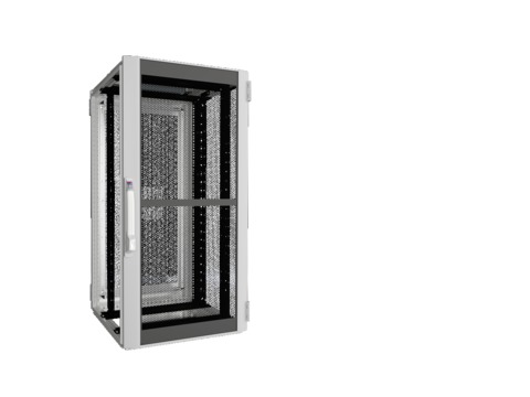 TS IT Шкаф 600x1200x600 24U вентилируемые двери 19` монтажные рамы 5526181 Rittal