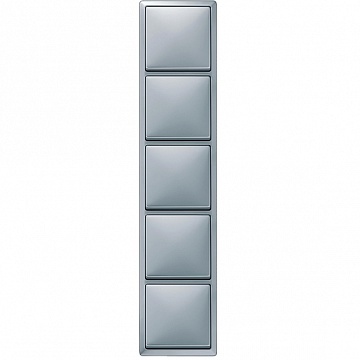Рамка 5 постов MERTEN ARTEC, алюминий MTN481560 Schneider Electric
