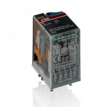 Реле CR-M012DC4 12B DC 4ПК (6A) 1SVR405613R4000 ABB