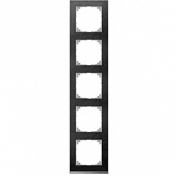 Рамка 5 постов MERTEN M-PURE DECOR, сланец MTN4050-3669 Schneider Electric