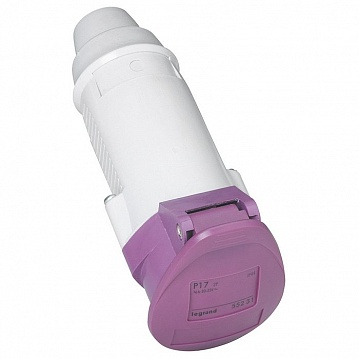 Розетка мобильная - P17 Tempra Pro - IP 44 - 20/25 В~ - 16 A - 2K 055231 Legrand