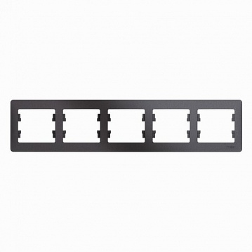 Рамка 5 постов GLOSSA, горизонтальная, графит GSL001305 Schneider Electric