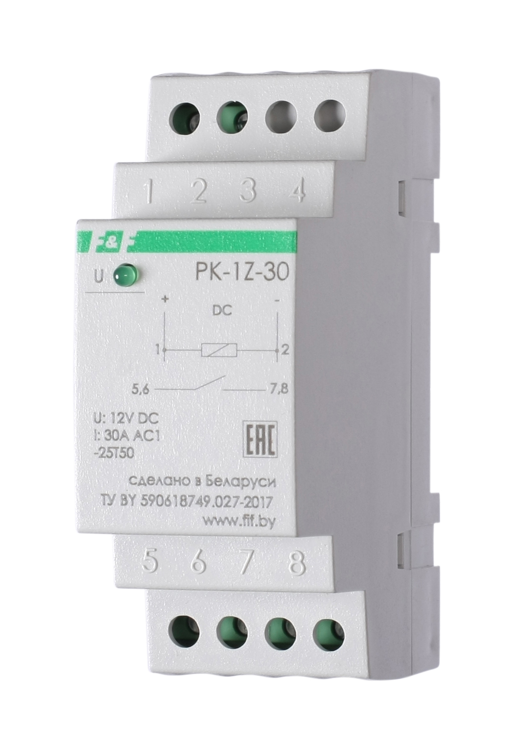 Реле электромагнитное РК-1Z-30 12