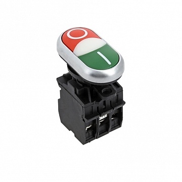 Кнопка 22 мм² 220В, IP40, Красный la32hnd EKF