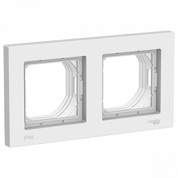 Рамка 2 поста ATLASDESIGN, белый ATN440102 Schneider Electric