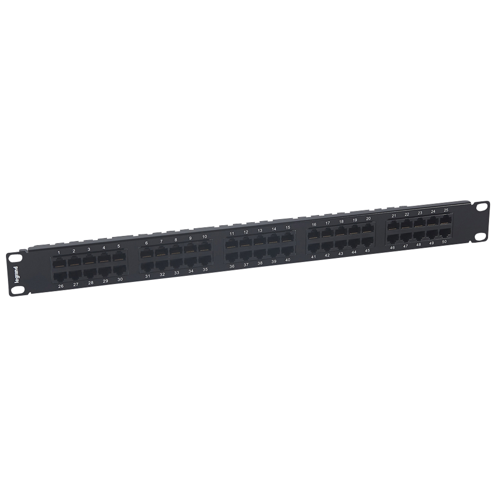 Патч-панель телефонная - 19'' - 1U - категория 3 - 50 x RJ 45 033579 Legrand