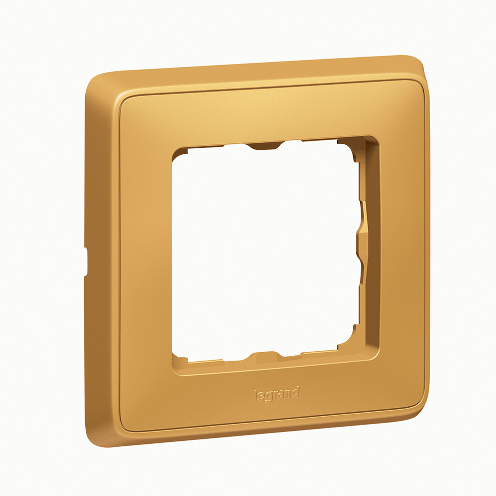 Cariva DIY Рамка 1 пост мат.золото 695963 Legrand