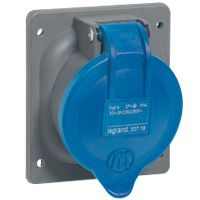 Встраиваемая розетка Hypra - IP 44 - 3К+Н+З - 32 А - пластик 052720 Legrand