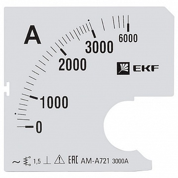 Шкала сменная для A721 3000/5А-1,5 s-a721-3000 EKF