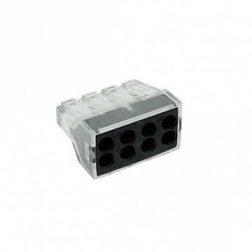 Клемма СМК 773-108 (с пастой), 8 отверстий, 1.0-2.5мм2 (уп.4шт.) plc-smk-108r EKF