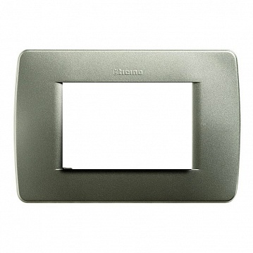 Рамка 4 модуля LIVING LIGHT, зеленый металлик C4804VM Bticino
