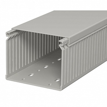 Распределительный кабельный канал LK4 80x100x2000 мм (ПВХ,серый) Тип: LK4 80100 (упак. 16 м) 6178059 OBO Bettermann
