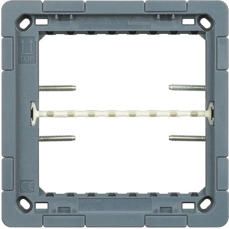 Суппорт 8мод. Axolute Eteris Leg BTC H4728W Bticino