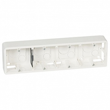 Mosaic коробка накладная 10 или 4х2 мод. 40 мм² для суппорта 080284 Legrand