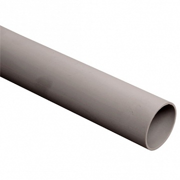 Труба ПВХ жёсткая гладкая д.16мм, тяжёлая, 2м, цвет серый (упак. 2м) 62516 DKC