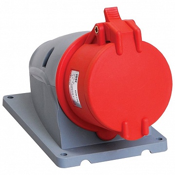 Розетка стационарная ССИ-124 32А-6ч/380-415В 3Р+РЕ IP44 MAGNUM PSN12-032-4 IEK