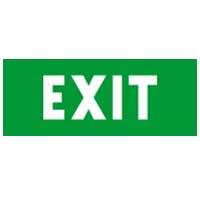 Информационная табличка - для автономных эвакуационных светильников - EXIT - 310х112 мм 660874 Legrand