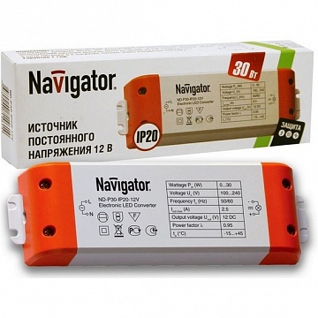 Драйвер 71 461 NØP30-IP20-12V 71461 Navigator
