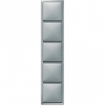 Рамка 5 постов MERTEN ARTEC, стальной MTN481546 Schneider Electric