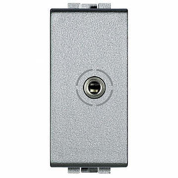 Розетка mini-jack LIVING LIGHT, алюминий NT4280 Bticino