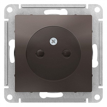 Розетка ATLASDESIGN, скрытый монтаж, мокко ATN000649 Schneider Electric