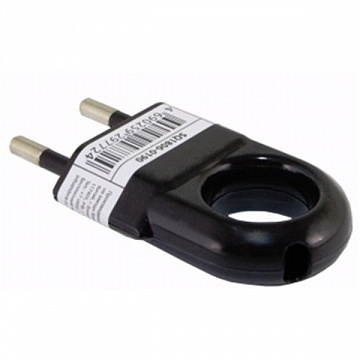Вилка с кольцом , 10А IP20, черный, SQ1806-0190 SQ1806-0190 TDM