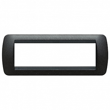 Рамка 7 модулей LIVING LIGHT, черный графит L4807GFN Bticino
