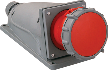 Розетка стационарная ССИ-134 63А-6ч/380-415В 3Р+РЕ IP67 MAGNUM PSN12-063-4 IEK