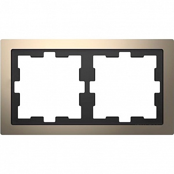 Рамка 2 поста MERTEN D-LIFE, никель MTN4020-6550 Schneider Electric