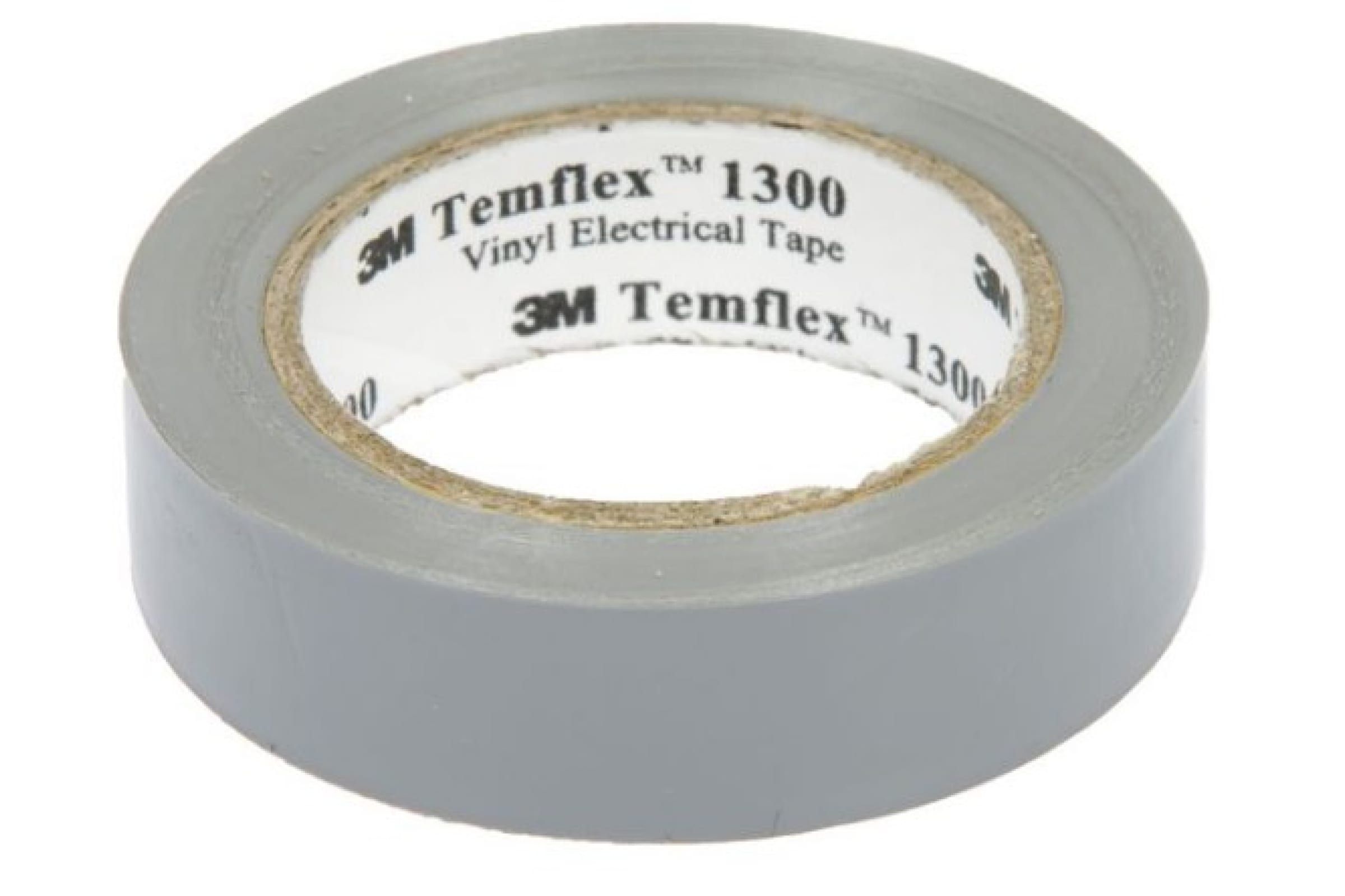 Изолента ПВХ серая19 мм 20 м. Temflex 1300 7100080347 3М