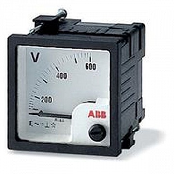 Вольтметр щитовой ABB VLM 400В DC, аналоговый, кл.т. 1,5 2CSG211210R4001 ABB