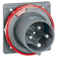 Встраиваемая вилка Hypra - IP 66/67-55 - 3К+Н+3 - 125 А - пластик 059543 Legrand