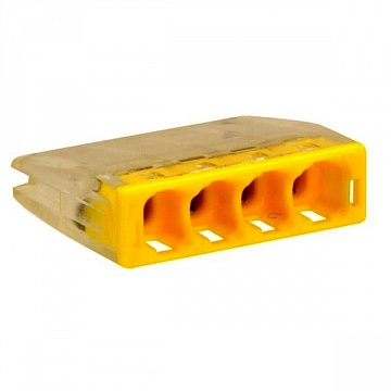 Клемма СМК 2273-244 (с пастой) 4 отверстия 0,5-2.5мм2 (100шт.) plc-smk-2273-244 EKF