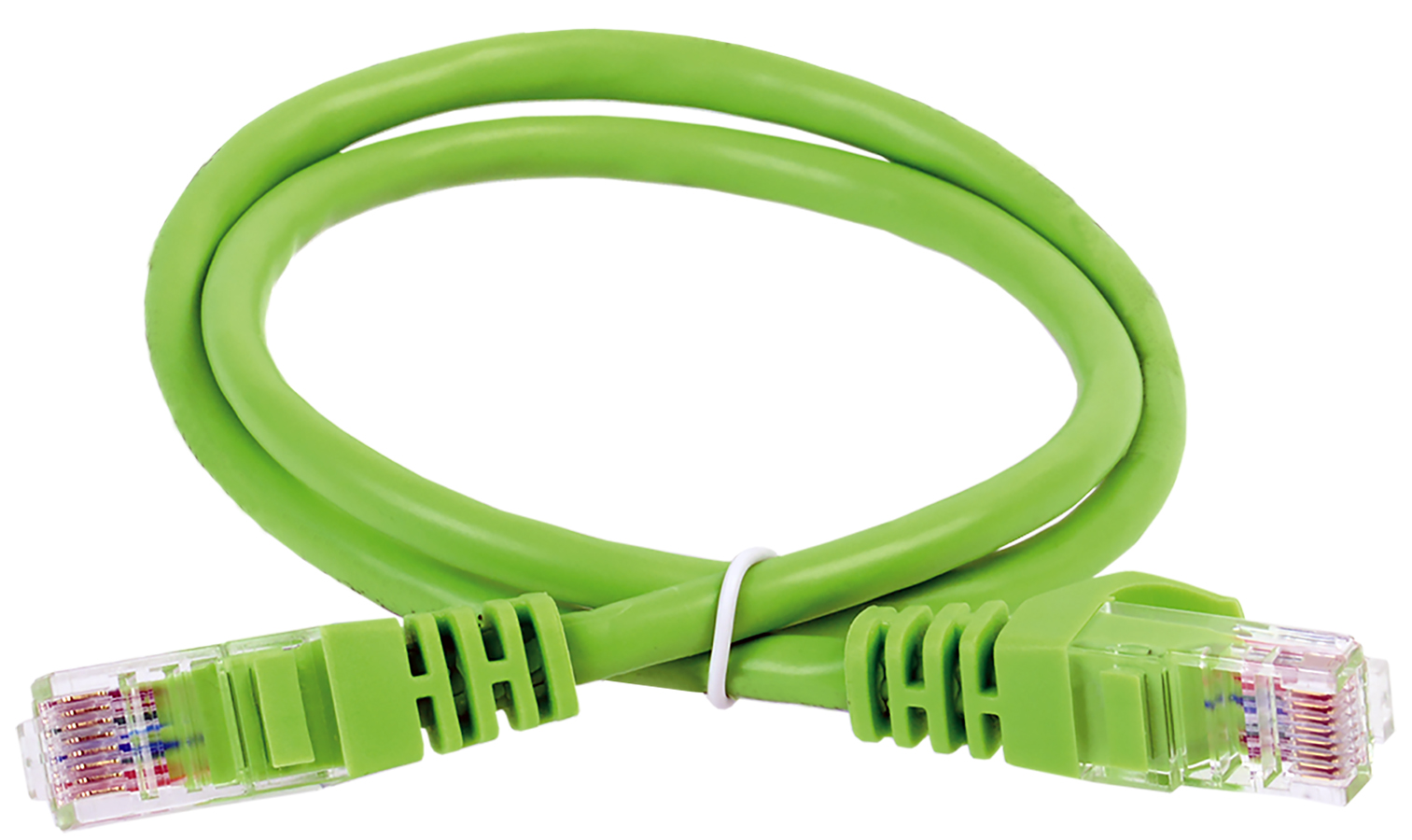 ITK Коммутационный шнур (патч-корд) кат.6 UTP PVC 0,5м зеленый PC02-C6U-05M IEK
