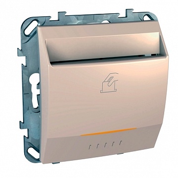 Карточный выключатель UNICA, механический, бежевый MGU5.540.25ZD Schneider Electric