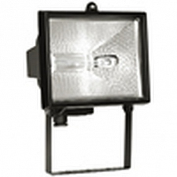 Прожектор ИО500 галогенный черный IP54 LPI01-1-0500-K02 IEK