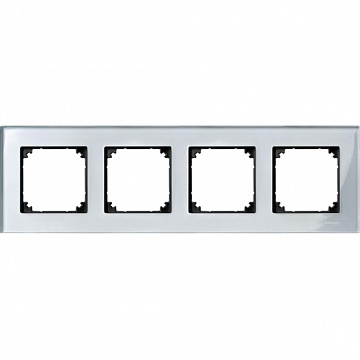 Рамка 4 поста MERTEN M-ELEGANCE, алмаз MTN4040-3260 Schneider Electric